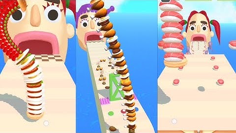 Sandwich Runner Walkthrough All Gameplay Android and IOS level Max #gaming