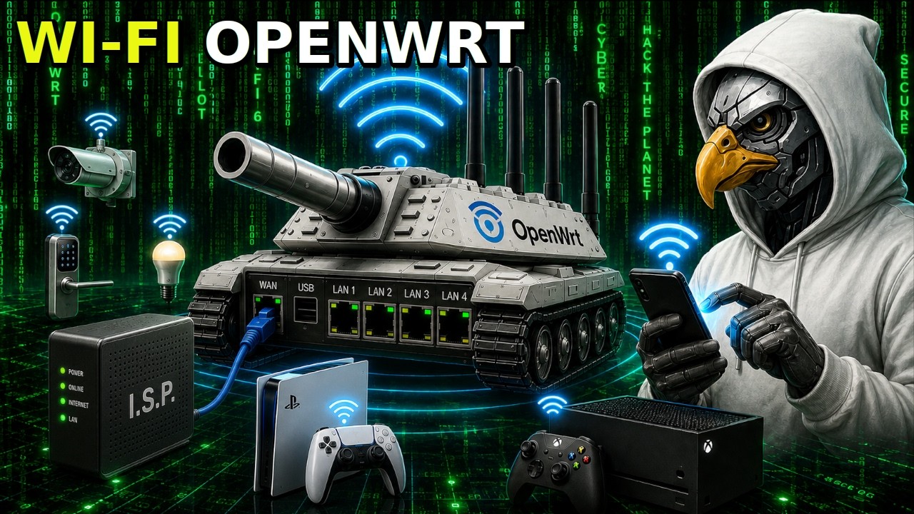 COMO CONFIGURAR O WIFI NO OPENWRT NA MESMA REDE ETHERNET! (ROTEADORES COMERCIAIS, RASPBERRY PI E PC)