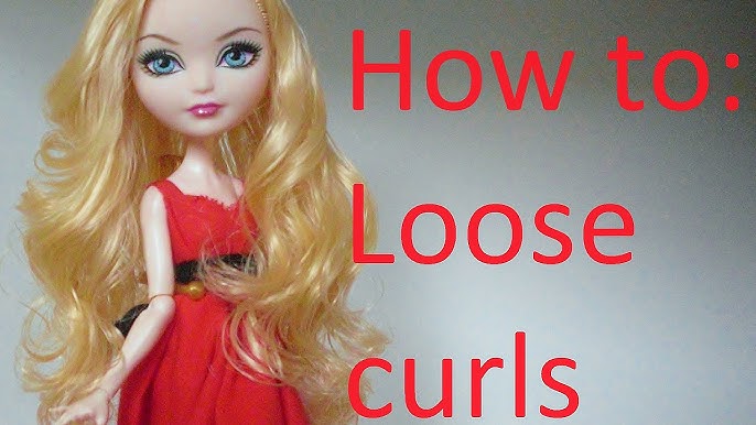 Ever After High Madeline Hatter Doll Hair Restyling Tutorial + How to Boil  Wash & Curling 