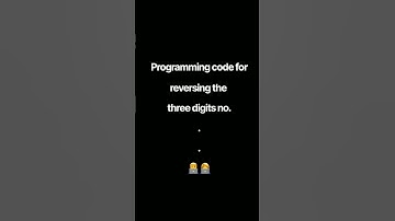 Programming Code For Reversing The Three Digit Number||Class 11th Python🙏🏻