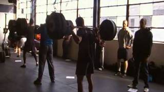CrossFit 516- Tyler 195lb Bear complex