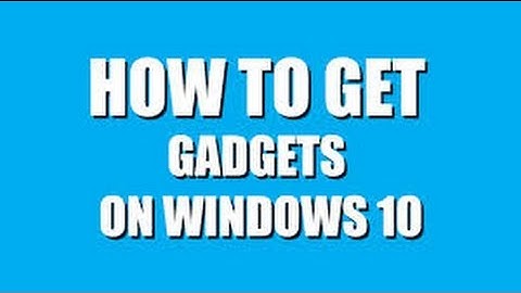 How to download Windows 7 gadgets in Windows 10/8/8.1