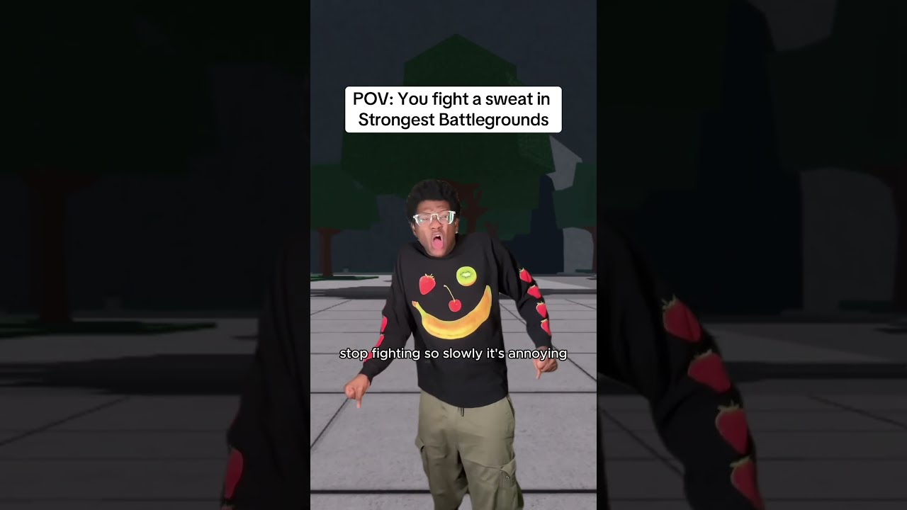 POV You Fight A Sweat In Strongest Battlegrounds