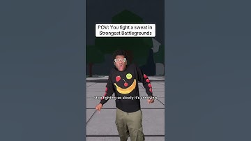 POV: You fight a sweat in Strongest Battlegrounds