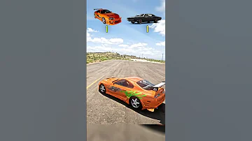 Toyota Supra MK4 Vs Dodge Charger RT 