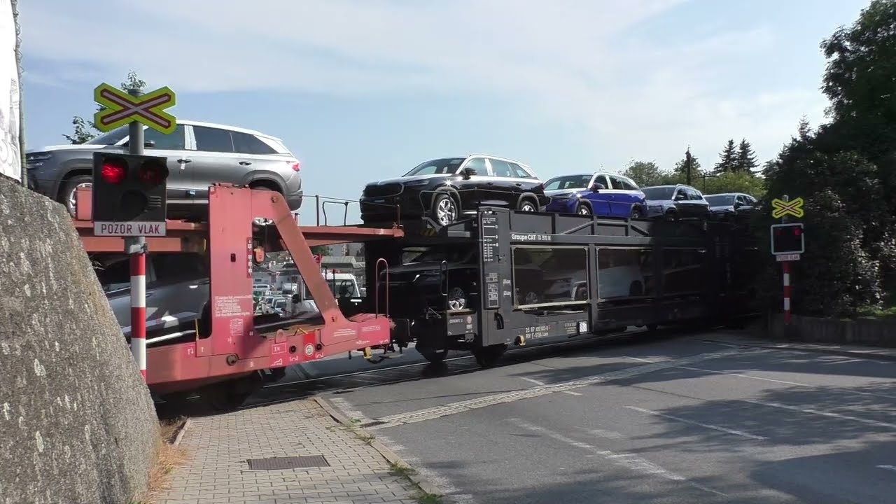 Železniční přejezd Rychnov nad Kněžnou zastávka (CZ) - 27.8.2024 / Railroad crossing