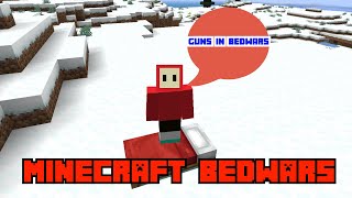 Minecraft bedwars Hypixel added Guns