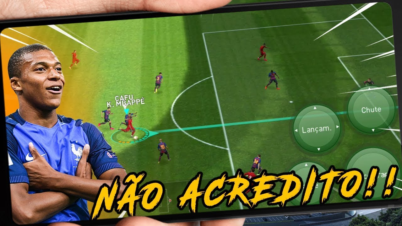 Mbappe ta muito apelação Pes 2019 Mobile // CarvalhoPlay - YouTube