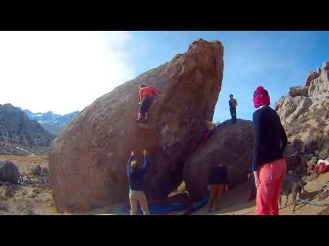 Beta Video for climb Bowling Pin v4, Bishop
