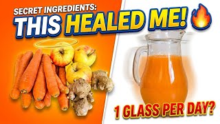 1 Glass A Day Changed Everything! Homemade Carrot Apple Ginger Detox.How to make carrot Apple Juice 