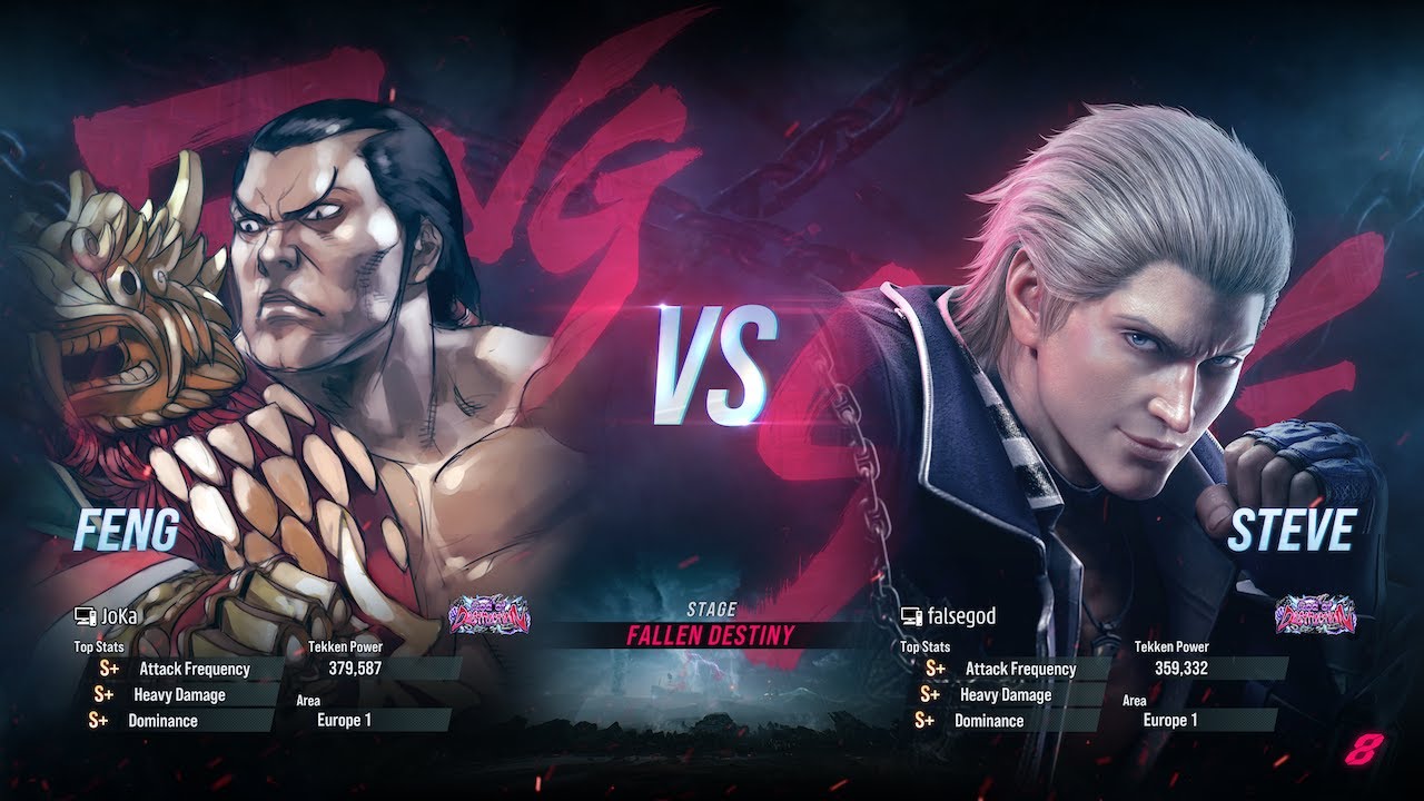 Falcon | JoKa (Feng) vs Falsegod (Steve) | Tekken 8 Replay