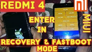 How To Boot The Xiaomi Redmi 4 Into Fastboot Mode | Recovery Mode In Redmi Note 4 Enter/Quit XIAOMI