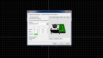 How to create tactile switch (Push button) on Proteus 8 with 3D visualization