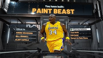Best Paint Beast Build on NBA 2K20! 50 Badge Upgrades! Best Center Build on NBA 2K20!