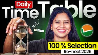 RE-NEET 2026 Study Timetable 🚀 Follow This for Guaranteed Success