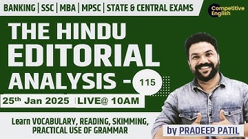 Learn VOCAB, READING, SKIMMING, ERRORS, GRAMMAR USE, 25 January , 2025  - PRADEEP PATIL