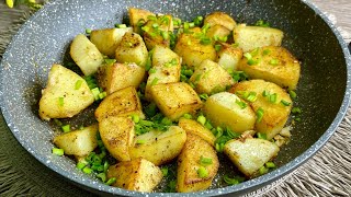 How to make perfect potatoes with garlic butter! Tastier than meat!