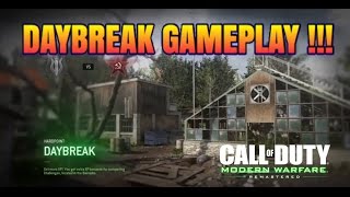 COD 4 REMASTERED DAYBREAK GAMEPLAY !!!