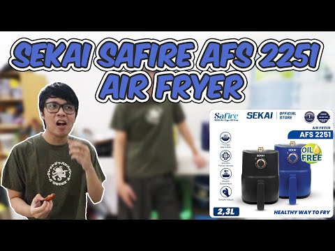 Видео: AIR FRYER 300ribu!! Sekai Safire AFS 2251