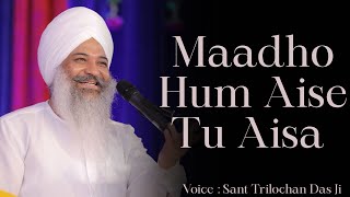 Madho Hum Aise Tu Aisa Sant Trilochan Das Ji Guru Bani Shabad