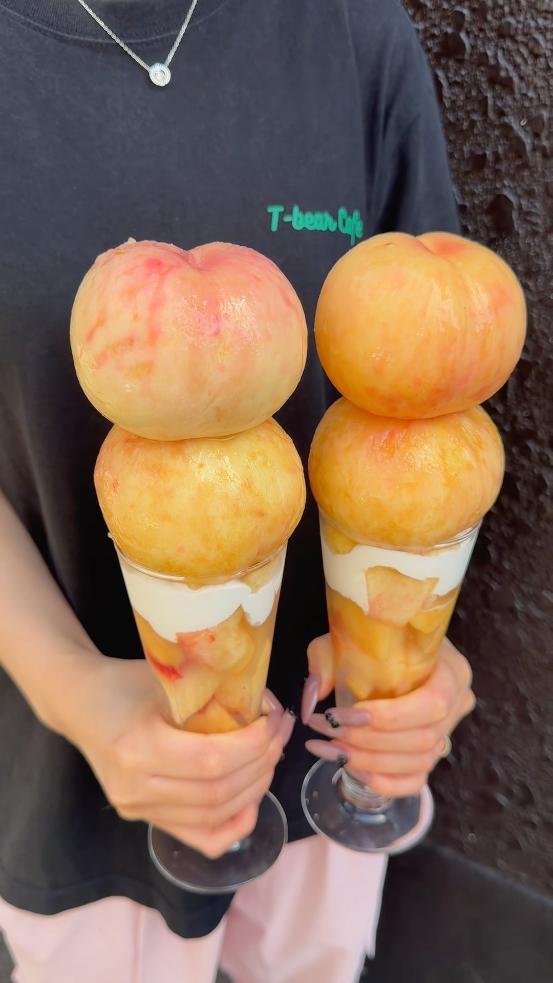 ❤️ パフェ♪さま❤️ Japanese Peach Parfait🍑 - YouTube