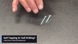 Self-Tapping vs Self-Drilling Screws: What’s the Difference?