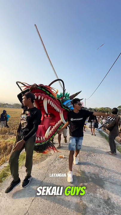 Layangan Naga Terbesar di Dunia #layangannaga