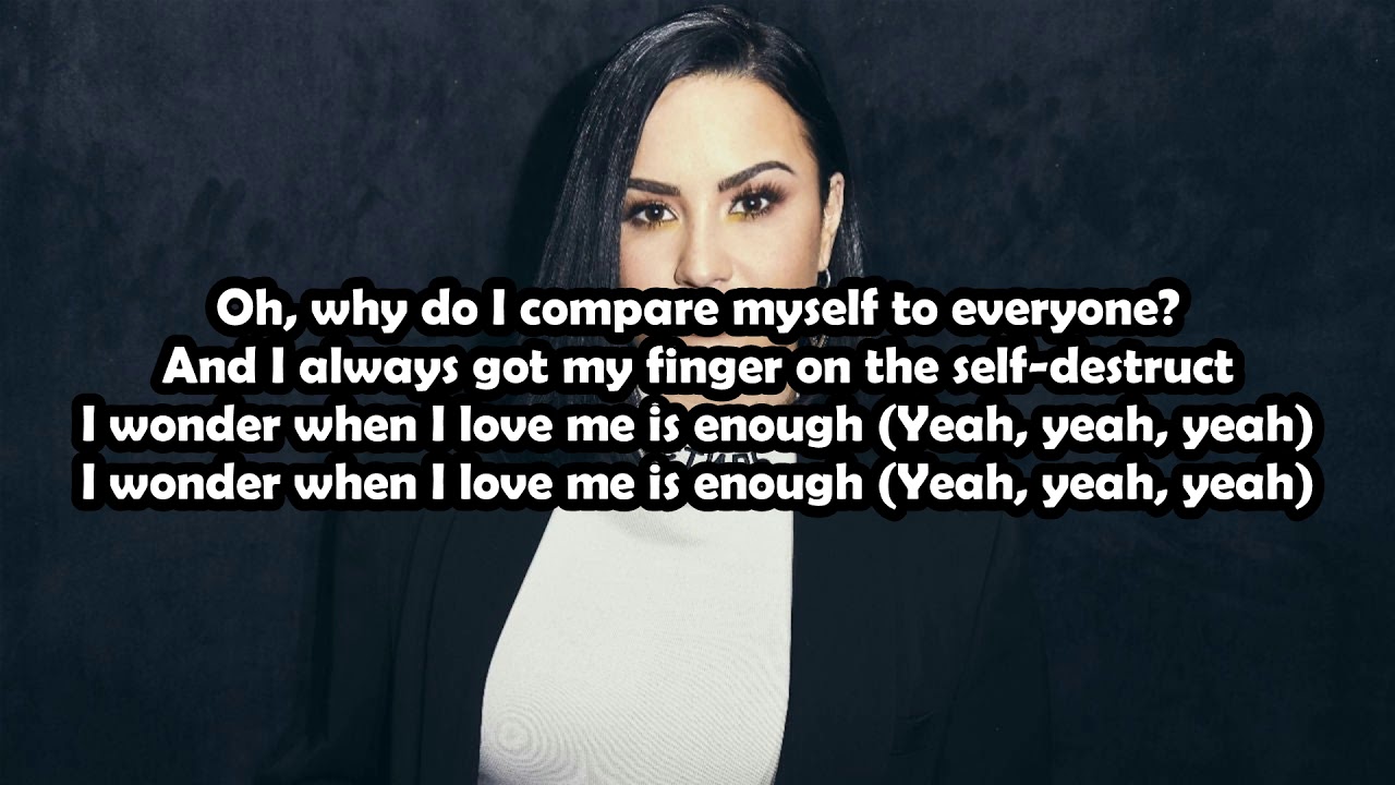 Demi Lovato - I Love Me (Lyrics) - YouTube