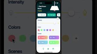 Room Control App UI screenshot 1