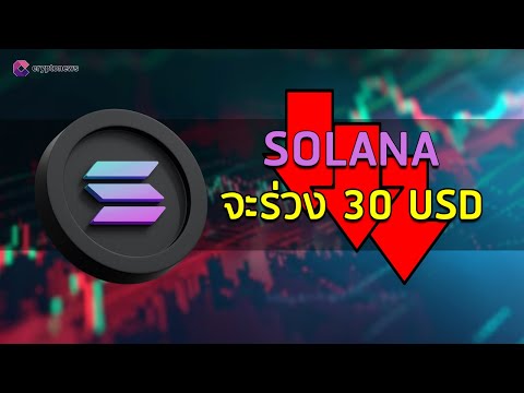 นักวิเคราะห์ชี้ทางเทคนิค SOLANA มีโอกาสไป 30 USD คริปโตร่วงจัด