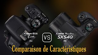 Canon EOS Kiss X9i vs. Canon PowerShot SX540 HS: Une Comparaison de Caractéristiques