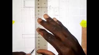 Solution to WAEC 2022 Building Drawing: Front Elevation
