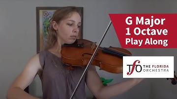 G Major 1 Octave Scale Play Along