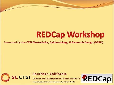 Virtual REDCap Workshop 2021