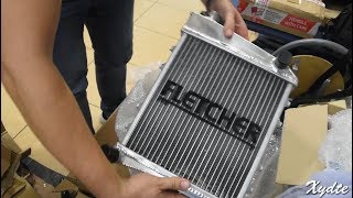 Unboxing Classic Mini Parts - Fletcher Radiator, Lucas Sports Coil ETC