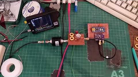 si5351,10m, 2n2219 pa, 350mw beacon