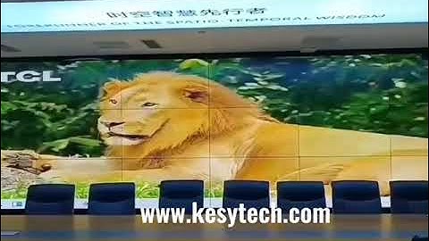 55-inch 0.88 mm LCD video wall with original LG panel 6x3 project