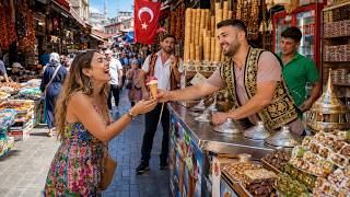 ISTANBUL TURKEY 2026 4K MARKET TOUR | Eminönü Market, Turkish Ice Cream, Sweets & Local Life
