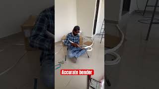 Accurate bender banding |hvac|@NAC_AHMEDBAD17 #trending #pipelining #hvacsystem #banding g