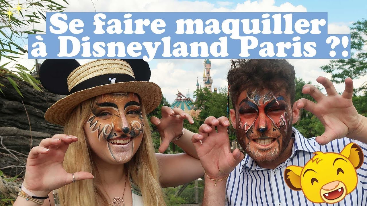 Notre maquillage Roi Lion à Disneyland Paris !