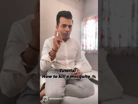 How to kill a mosquito | funny tutorial | Amit Tandon #amittandon #shorts