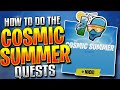 How To EASILY Do The COSMIC SUMMER QUESTS (Free Backbling, Glider and Contrail Rewards!)