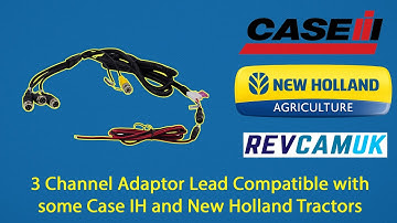 Case IH & New Holland 3-Camera Adaptor R Installation Instructions/Guide
