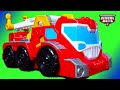 Fire Trucks for Kids: Transformers Rescue Bots Toy UNBOXING: Elite Rescue Heatwave