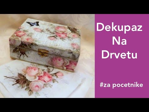 Video: Decoupage Na Drvetu
