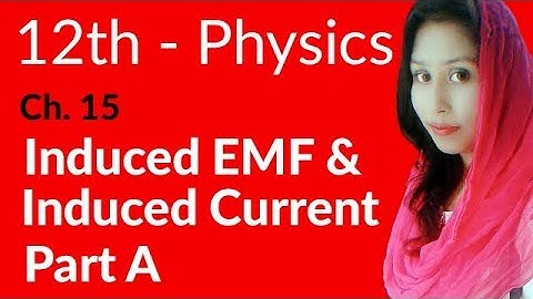 FSC Physics book 2, Ch 15, Induced EMF & Induced Current - 12th Class Physics