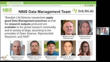 FAIR principles in life science research practice - End of session, Niclas Jareborg