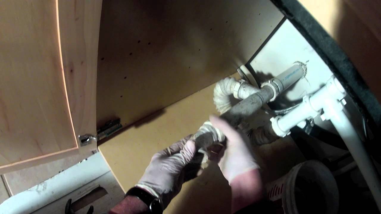 How to Clean a Kitchen Drain.mov YouTube