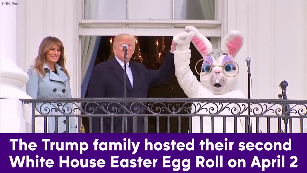 egg rolling behavior Trump family hosts White House Easter Egg Roll festivities, including bowling