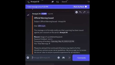 This discord bot is anti spam and u can input banned keywords and let AI do the Job and auto mod!